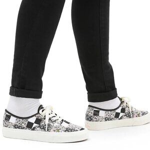 Vans Kids Authentic Patchwork Floral Shoe Multi Marshmallow Size 10.5K